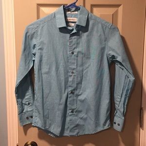 Boys long sleeve dress shirt size 10 slim